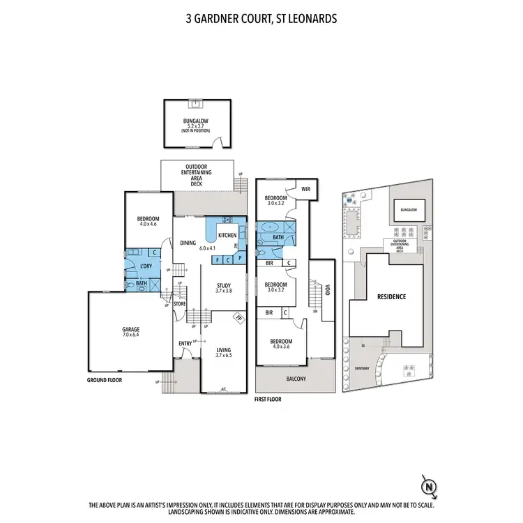 Floorplan of Homely house listing, 3 Gardner Court, St Leonards VIC 3223