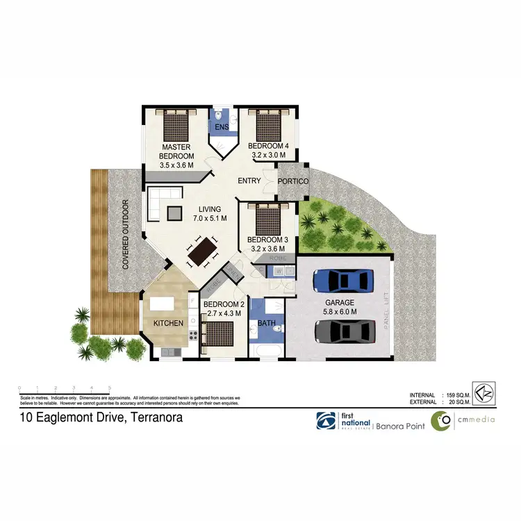 Floorplan of Homely house listing, 10 Eaglemont Drive, Terranora NSW 2486