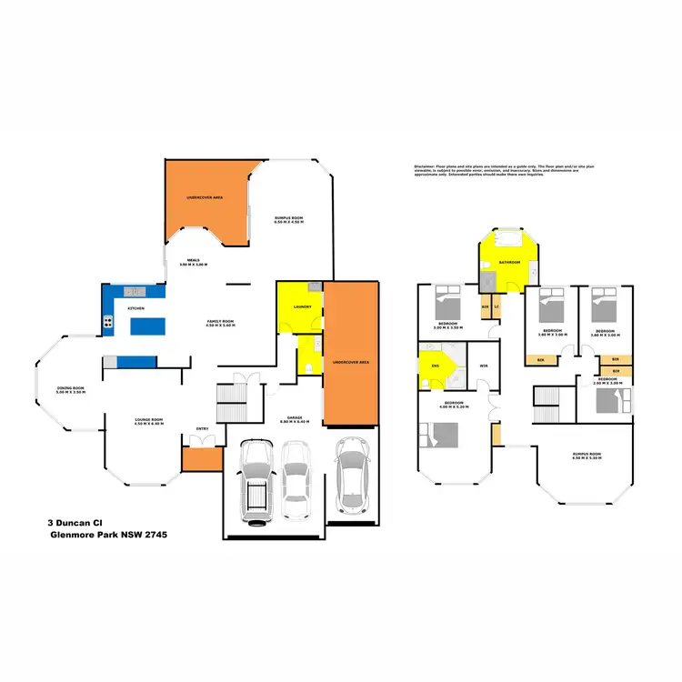 Floorplan of Homely house listing, 3 Duncan Close, Glenmore Park NSW 2745