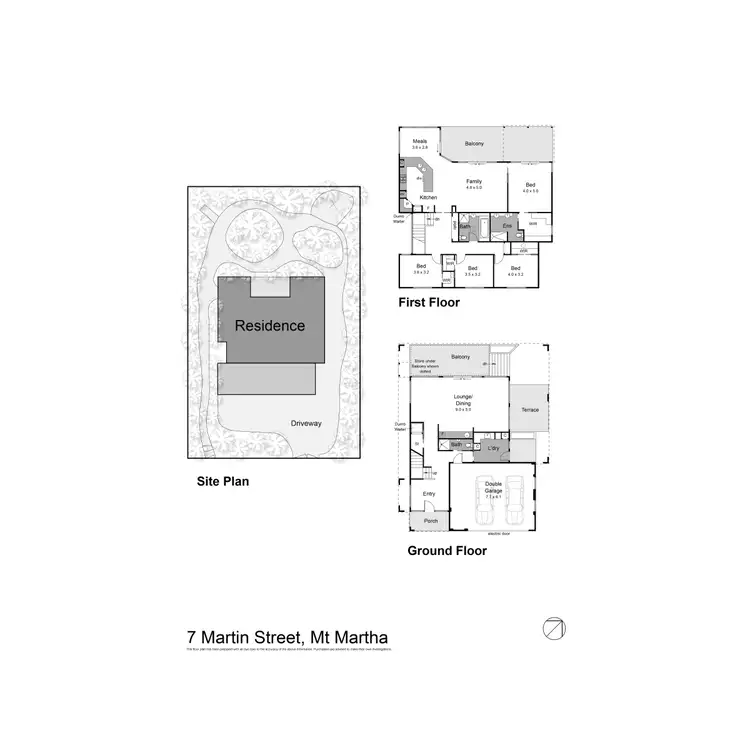 Floorplan of Homely house listing, 7 Martin Street, Mount Martha VIC 3934