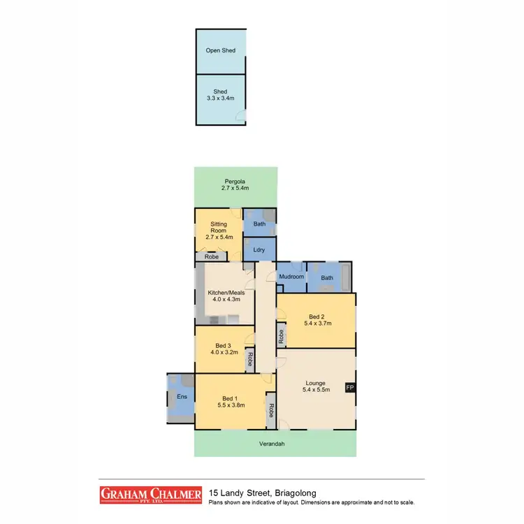 Floorplan of Homely house listing, 15 Landy Street, Briagolong VIC 3860