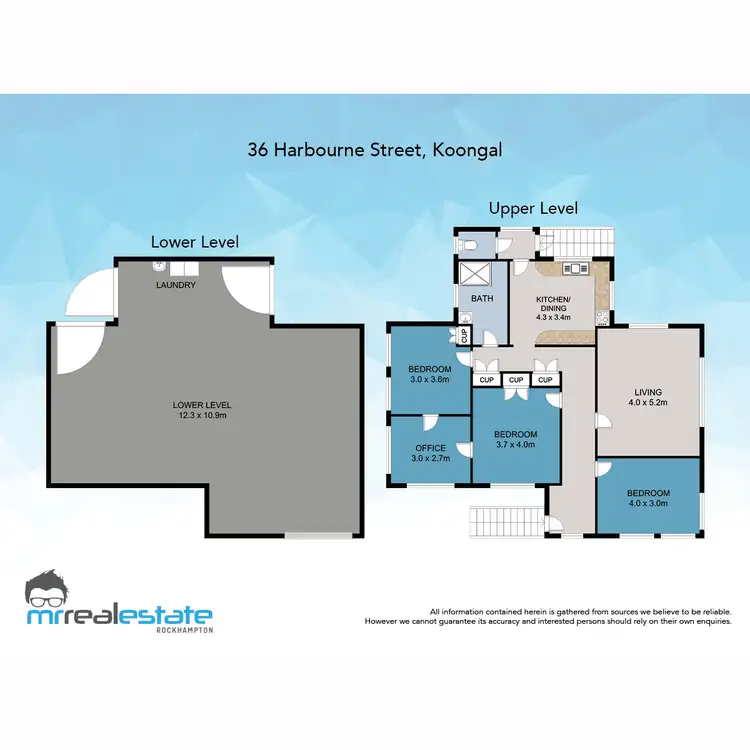Floorplan of Homely house listing, 36 Harbourne Street, Koongal QLD 4701