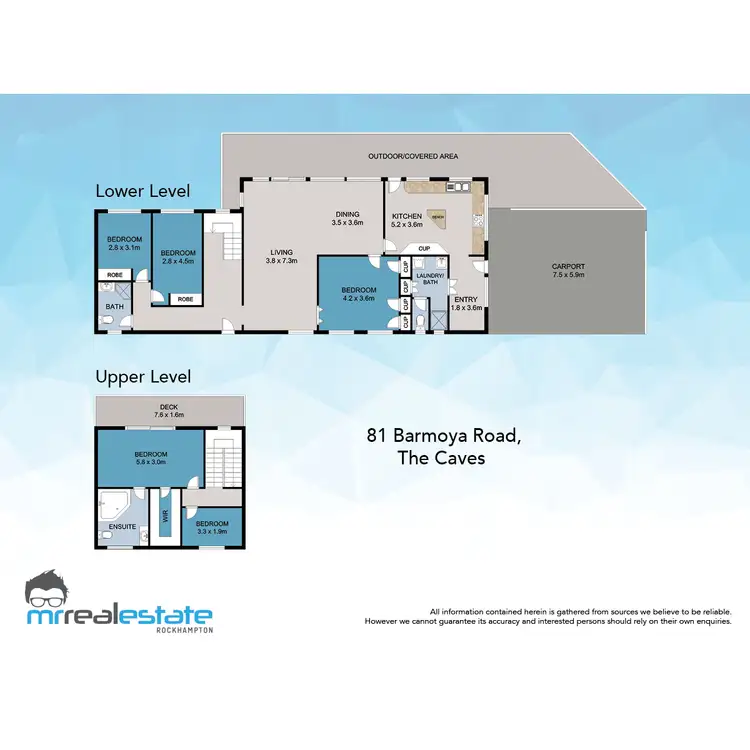 Floorplan of Homely house listing, 81 Barmoya Road, The Caves QLD 4702