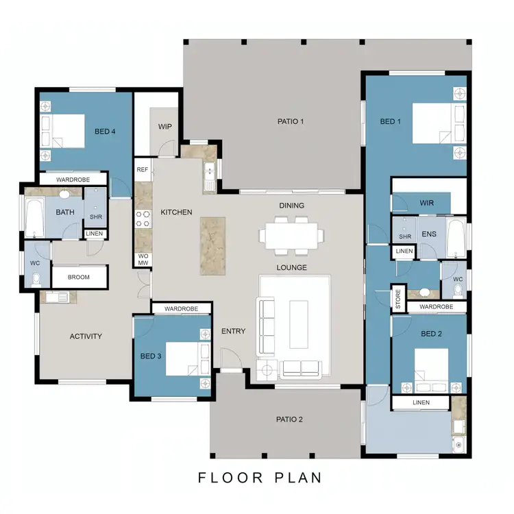 Floorplan of Homely house listing, 219 Auton & Johnson Road, The Caves QLD 4702