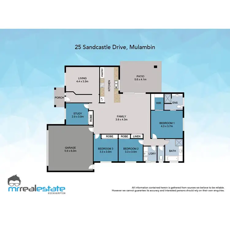 Floorplan of Homely house listing, 25 Sandcastle Drive, Mulambin QLD 4703