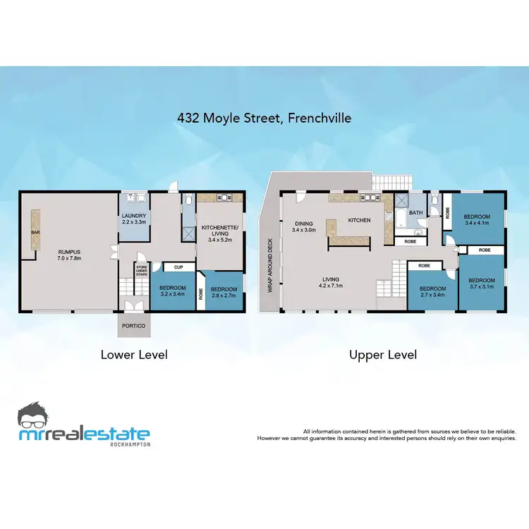 Floorplan of Homely house listing, 432 Moyle Street, Frenchville QLD 4701