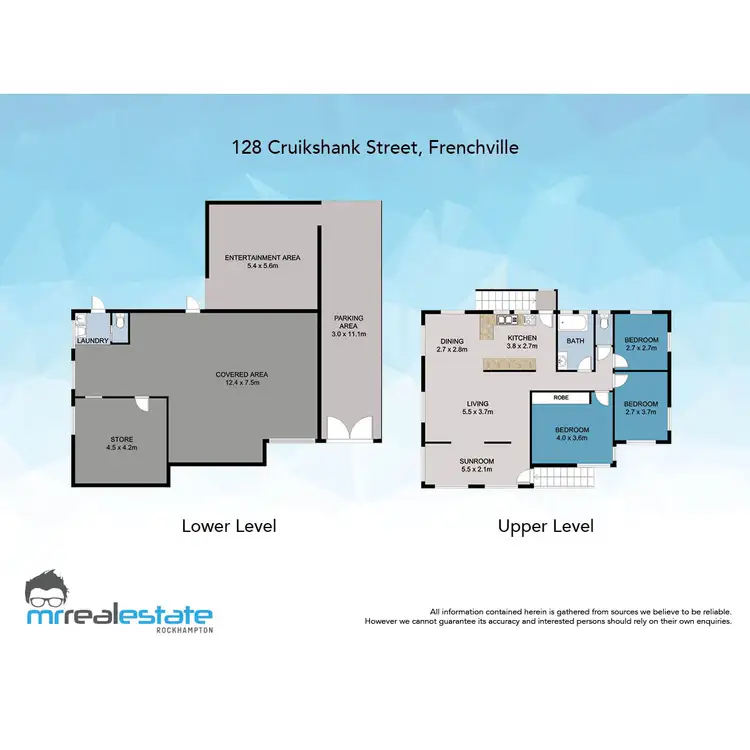 Floorplan of Homely house listing, 128 Cruikshank Street, Frenchville QLD 4701