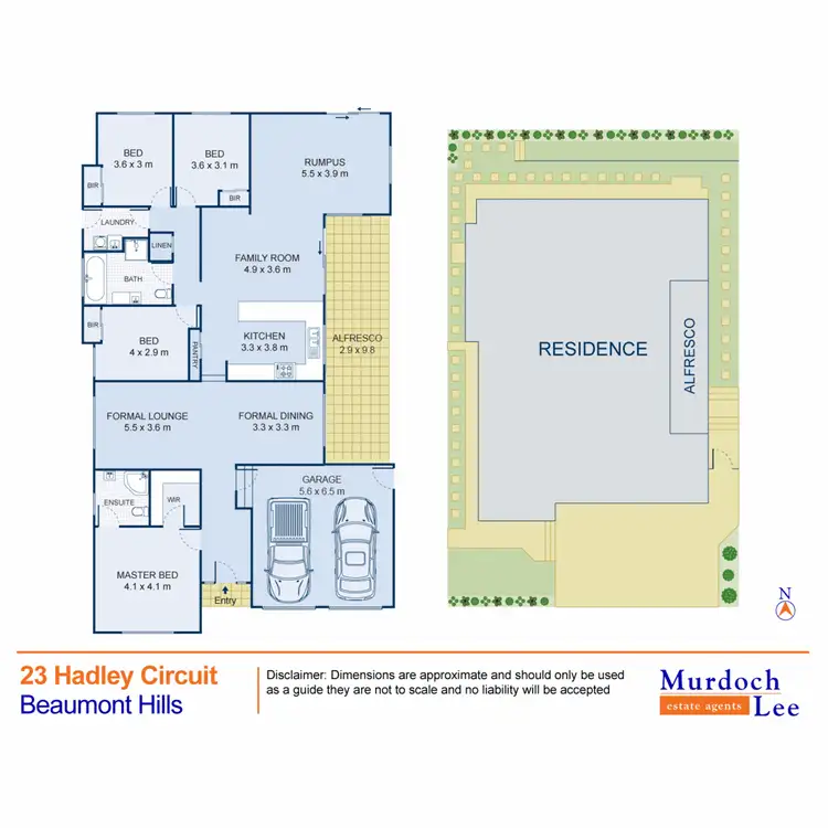 Floorplan of Homely house listing, 23 Hadley Circuit, Beaumont Hills NSW 2155