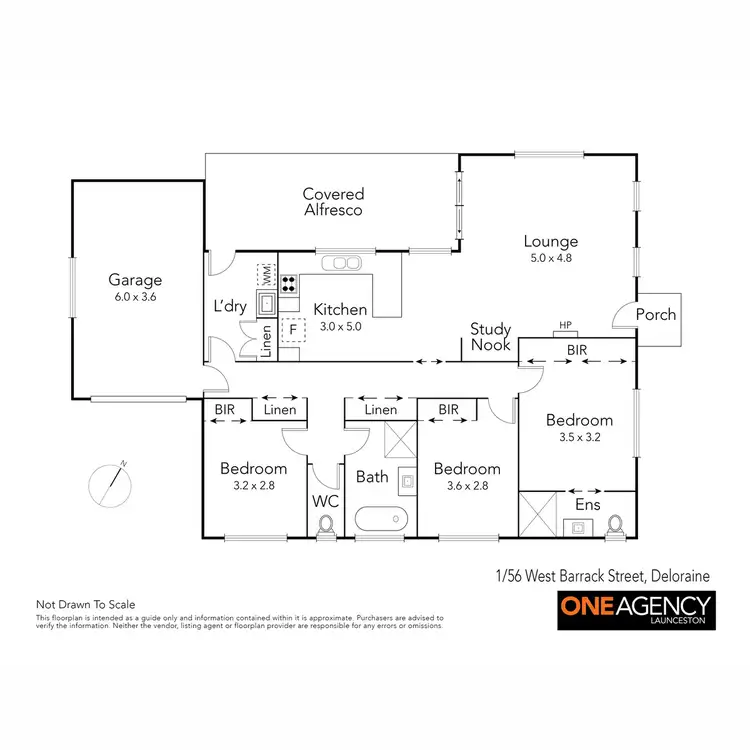 Floorplan of Homely house listing, 1/56 West Barrack Street, Deloraine TAS 7304