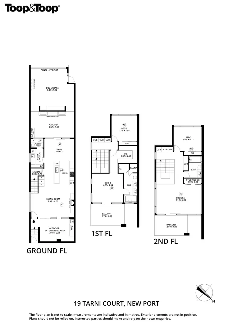 Floorplan of Homely house listing, 19 Tarni Court, New Port SA 5015