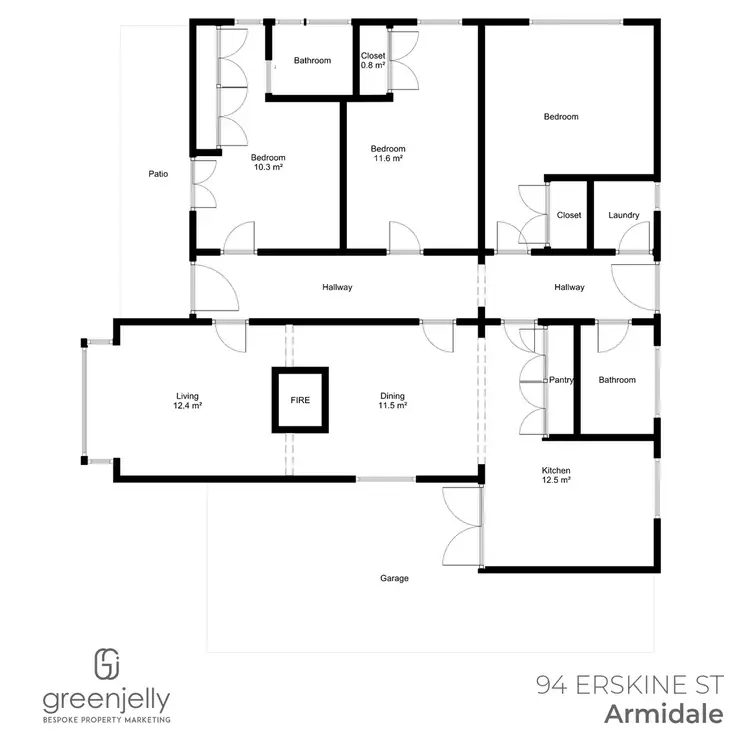 Floorplan of Homely house listing, 94 Erskine Street, Armidale NSW 2350