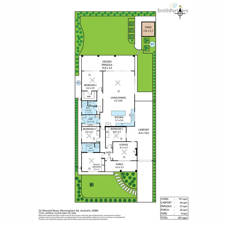 Floorplan of Homely house listing, 22 Maxwell Road, Manningham SA 5086