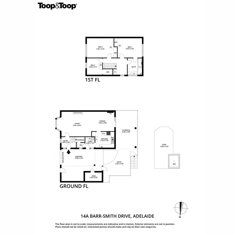 Floorplan of Homely house listing, 14A Barr-Smith Drive, Urrbrae SA 5064