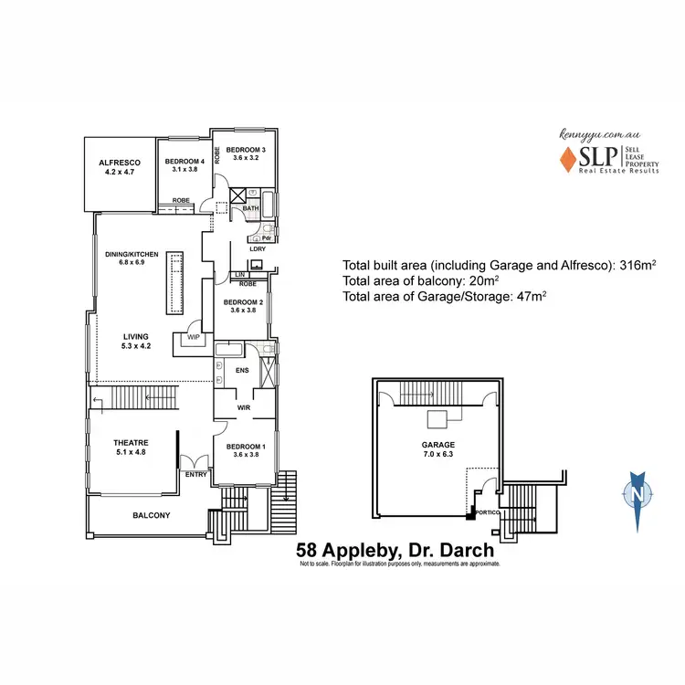 Floorplan of Homely house listing, 58 Appleby Drive, Darch WA 6065