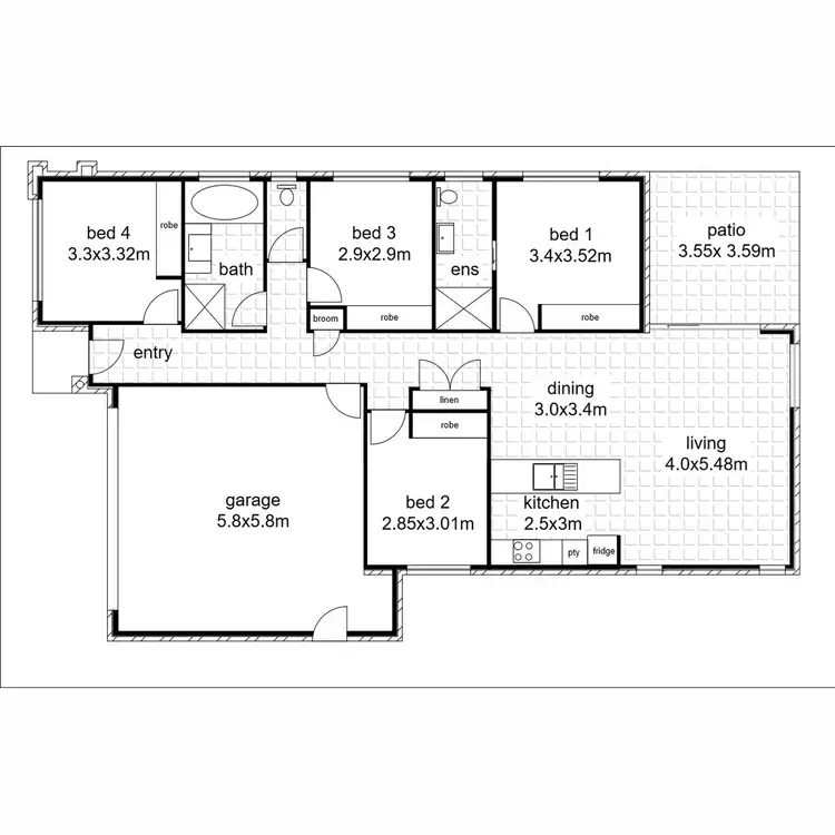 Floorplan of Homely house listing, 26 Rosedale Street, Parkhurst QLD 4702