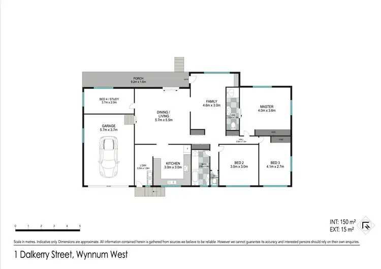 Floorplan of Homely house listing, 1 Dalkerry Street, Wynnum West QLD 4178