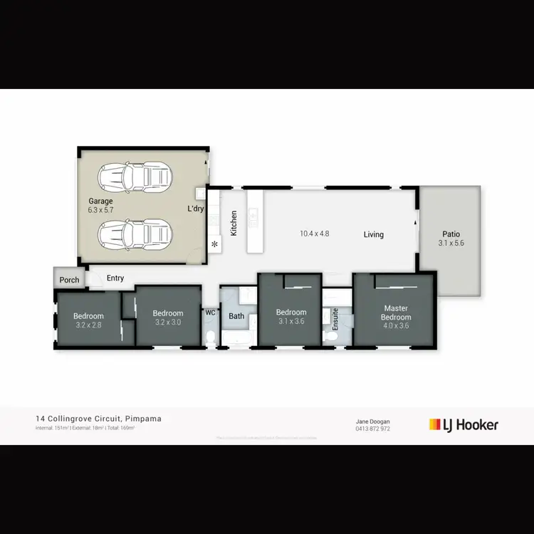 Floorplan of Homely house listing, 14 Collingrove Circuit, Pimpama QLD 4209