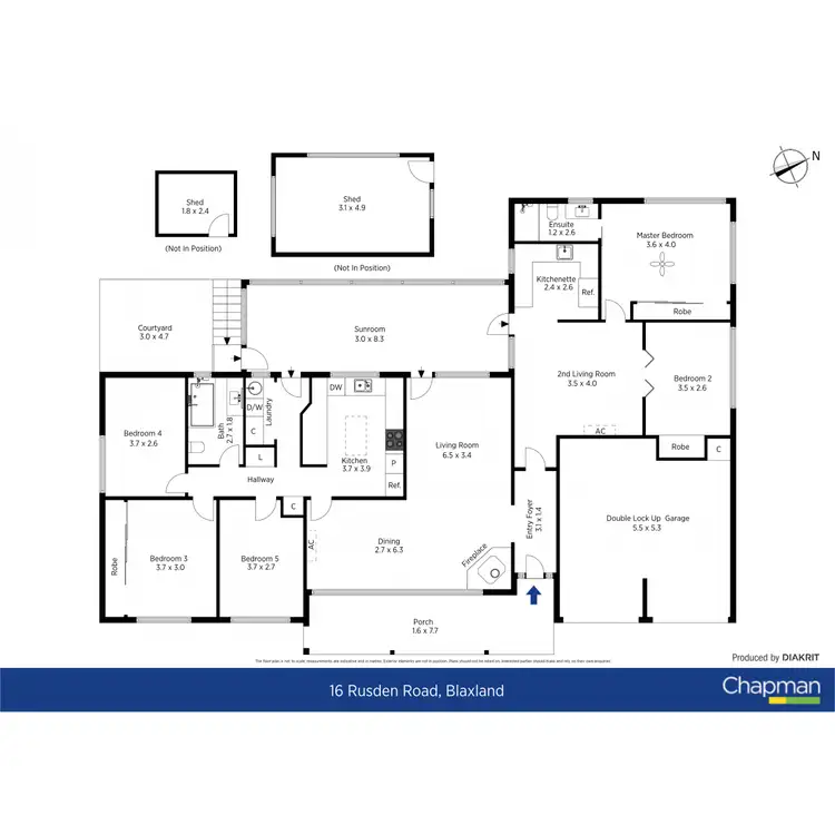 Floorplan of Homely house listing, 16 Rusden Road, Blaxland NSW 2774