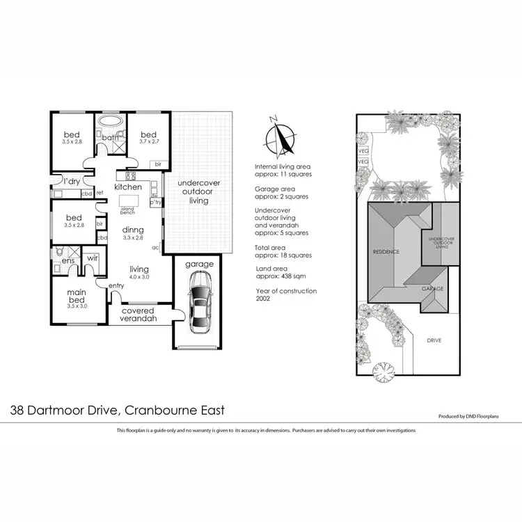 Floorplan of Homely house listing, 38 Dartmoor Drive, Cranbourne East VIC 3977