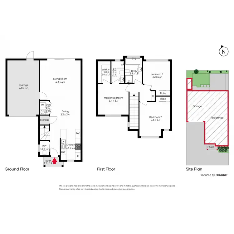 Floorplan of Homely townhouse listing, 3/12 Grieve Parade, Altona VIC 3018