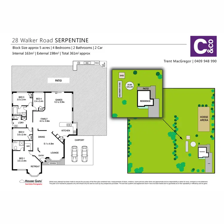 Floorplan of Homely house listing, 28 Walker Road, Serpentine WA 6125