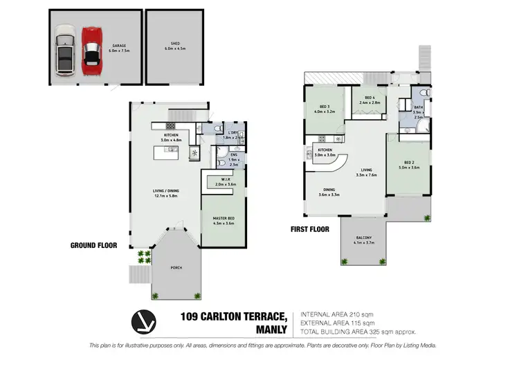 Floorplan of Homely house listing, 109 Carlton Terrace, Manly QLD 4179