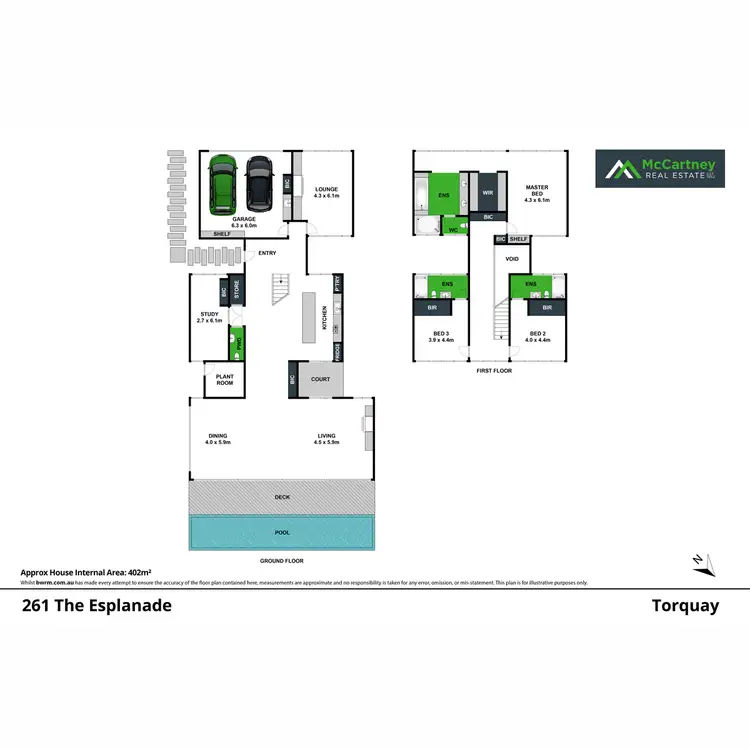 Floorplan of Homely house listing, 261 The Esplanade, Torquay VIC 3228