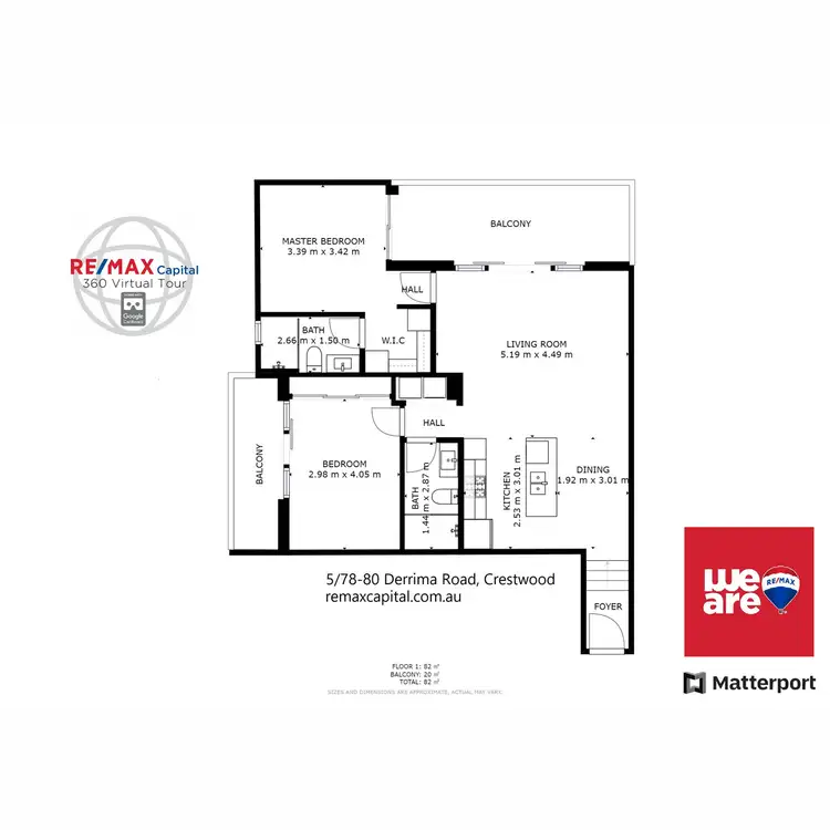 Floorplan of Homely apartment listing, 5/78-80 Derrima Road, Queanbeyan NSW 2620