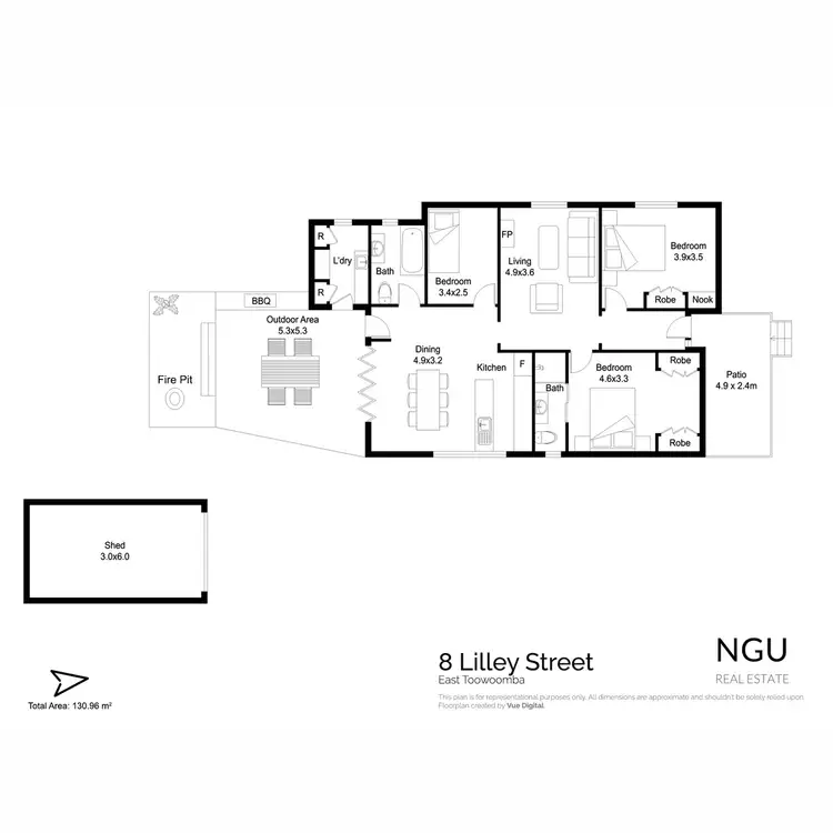 Floorplan of Homely house listing, 8 Lilley Street, East Toowoomba QLD 4350