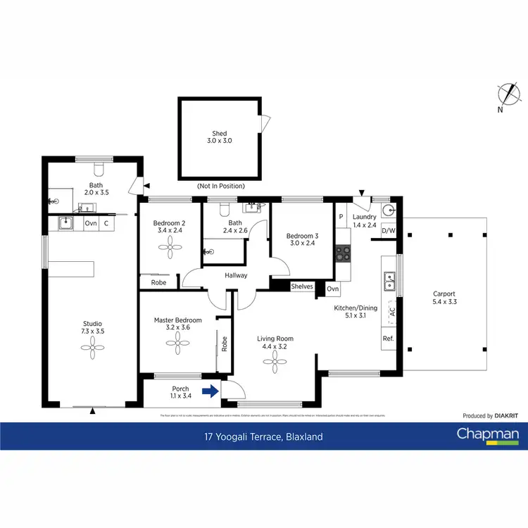 Floorplan of Homely house listing, 17 Yoogali Terrace, Blaxland NSW 2774