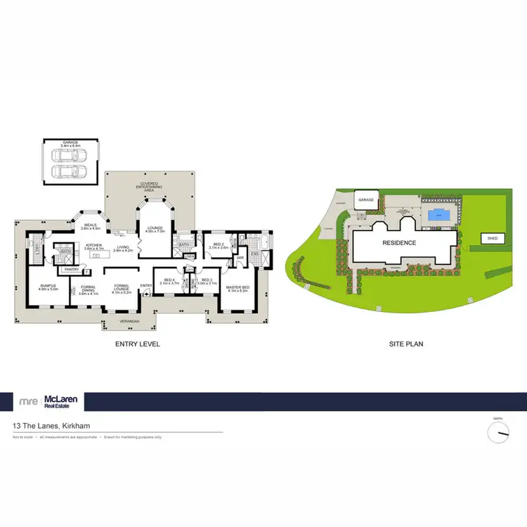 Floorplan of Homely house listing, 13 The Lanes, Kirkham NSW 2570