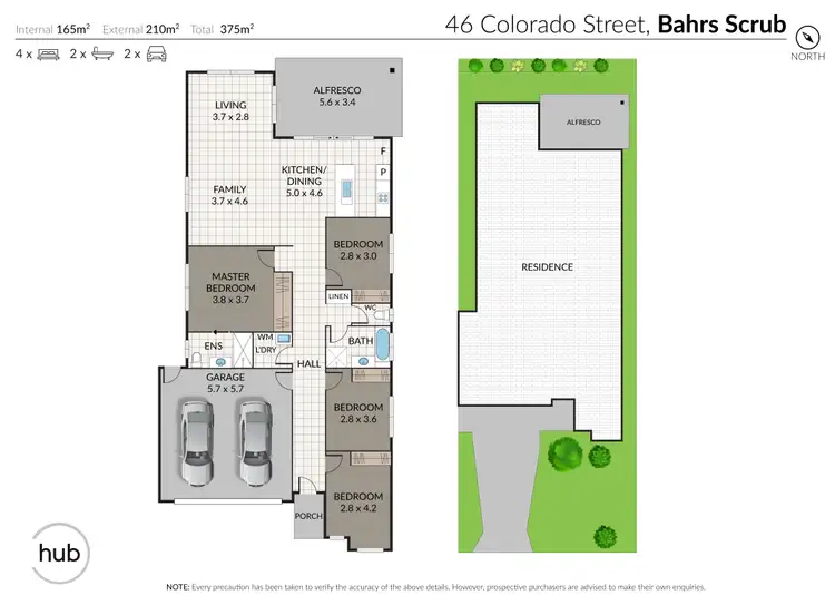 Floorplan of Homely house listing, 46 Colorado Street, Bahrs Scrub QLD 4207