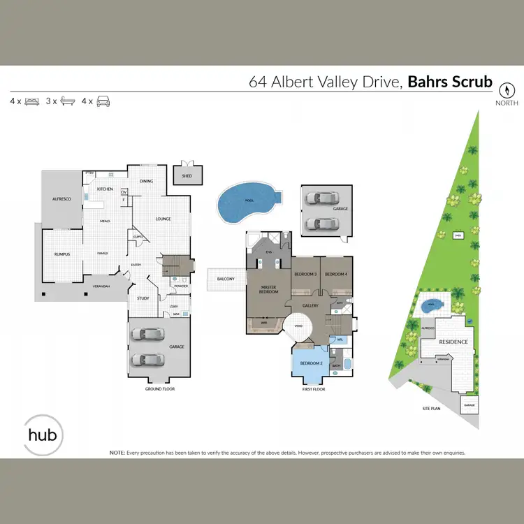 Floorplan of Homely house listing, 64 Albert Valley Drive, Bahrs Scrub QLD 4207