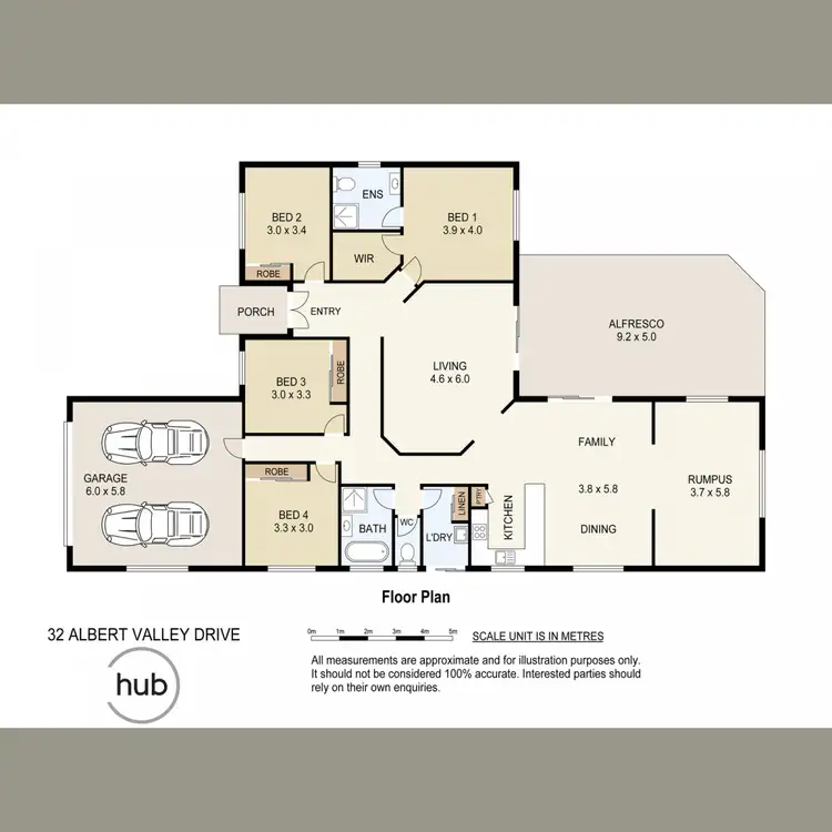 Floorplan of Homely house listing, 32 Albert Valley Drive, Bahrs Scrub QLD 4207