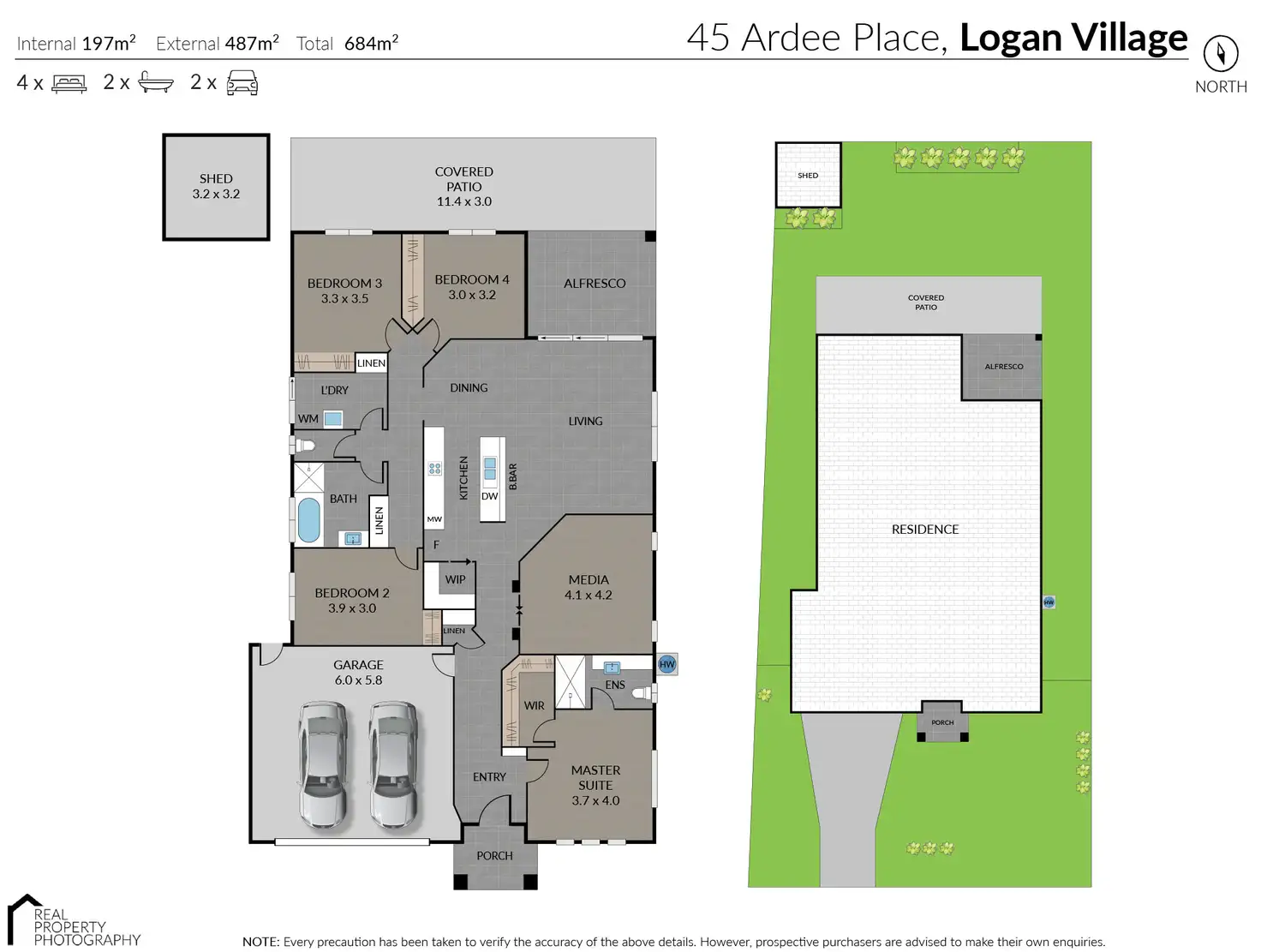 Floorplan of Homely house listing, 45 Ardee Place, Logan Village QLD 4207