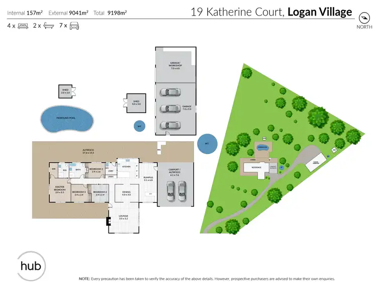 Floorplan of Homely house listing, 19 Katherine Court, Logan Village QLD 4207
