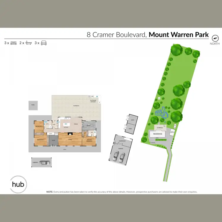 Floorplan of Homely house listing, 8 Cramer Boulevard, Mount Warren Park QLD 4207