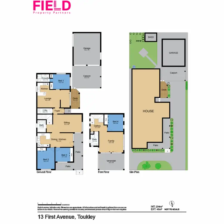 Floorplan of Homely house listing, 13 First Avenue, Toukley NSW 2263
