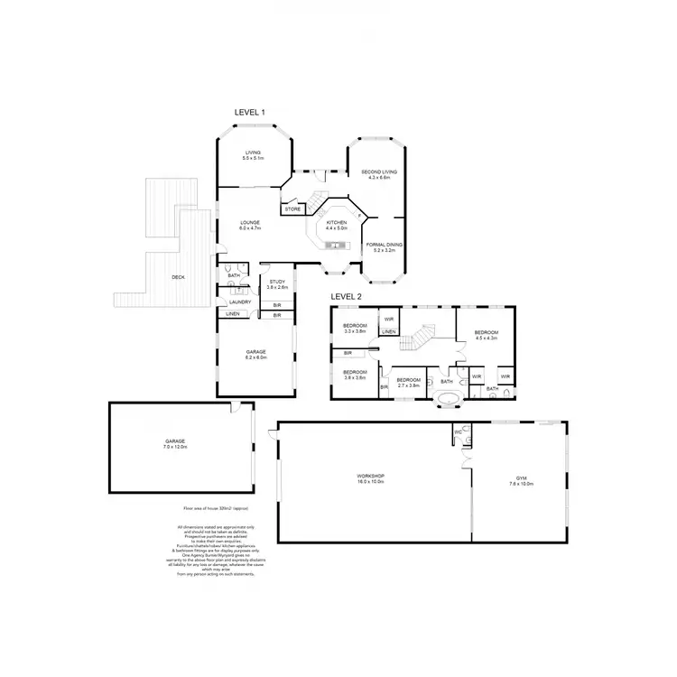 Floorplan of Homely house listing, 6 Jordan Court, Park Grove TAS 7320