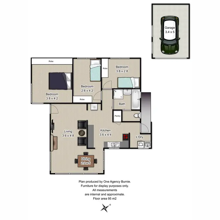 Floorplan of Homely house listing, 52 McPhee Street, Havenview TAS 7320