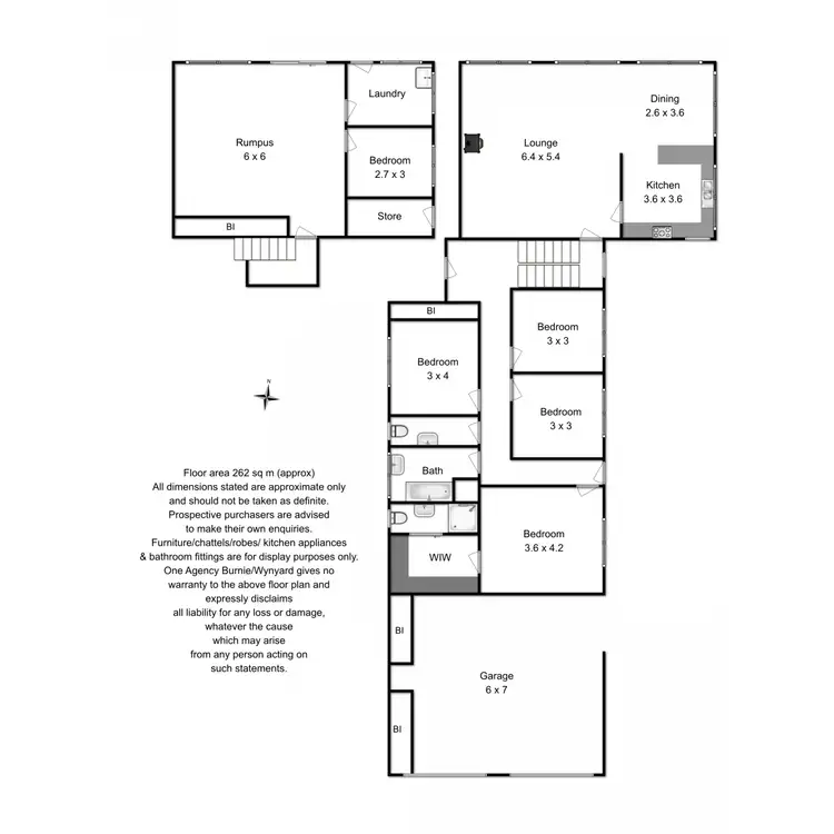 Floorplan of Homely house listing, 4 Richardson Crescent, Park Grove TAS 7320