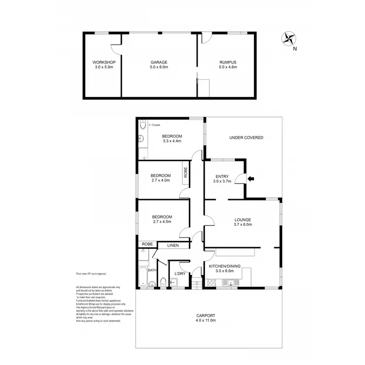 Floorplan of Homely house listing, 9 Nelson Street, Smithton TAS 7330