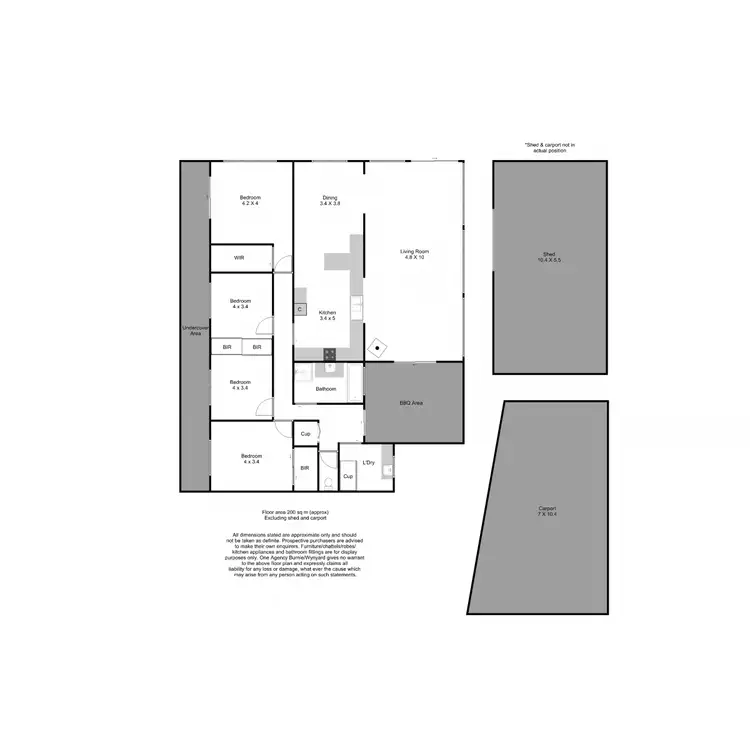 Floorplan of Homely house listing, 15 Farquhar Place, Kindred TAS 7310