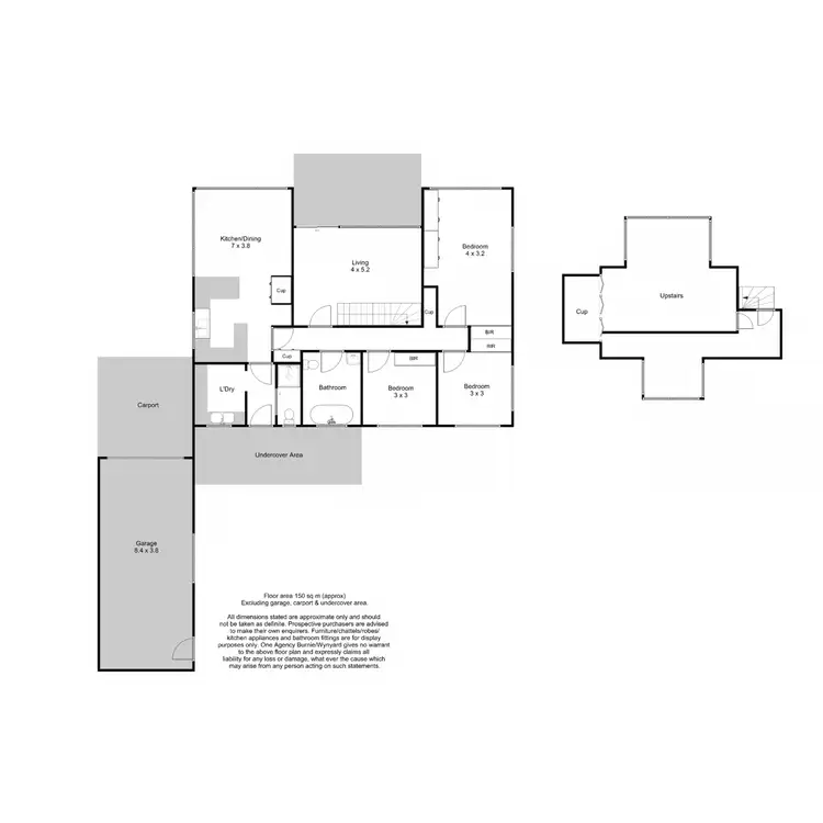 Floorplan of Homely house listing, 14 Cranwell Street, Park Grove TAS 7320