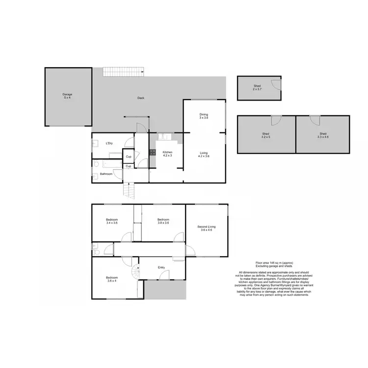 Floorplan of Homely house listing, 10 Brickport Road, Cooee TAS 7320