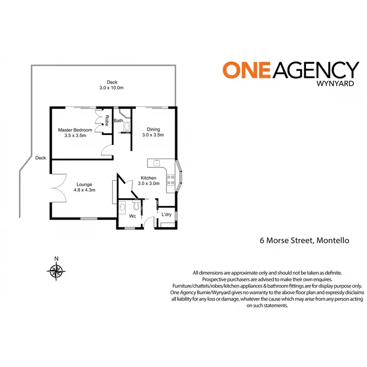 Floorplan of Homely house listing, 6 Morse Street, Montello TAS 7320