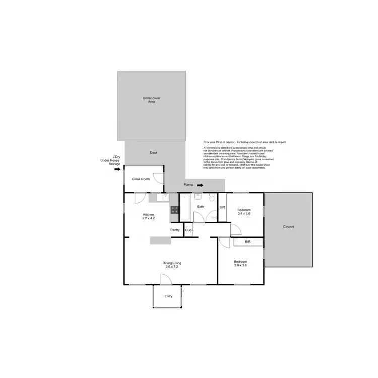 Floorplan of Homely house listing, 14 Saundridge Road, Cooee TAS 7320