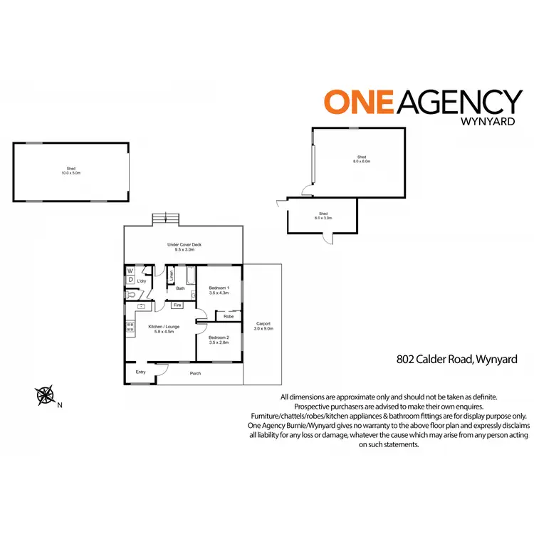 Floorplan of Homely house listing, 802 Calder Road, Calder TAS 7325