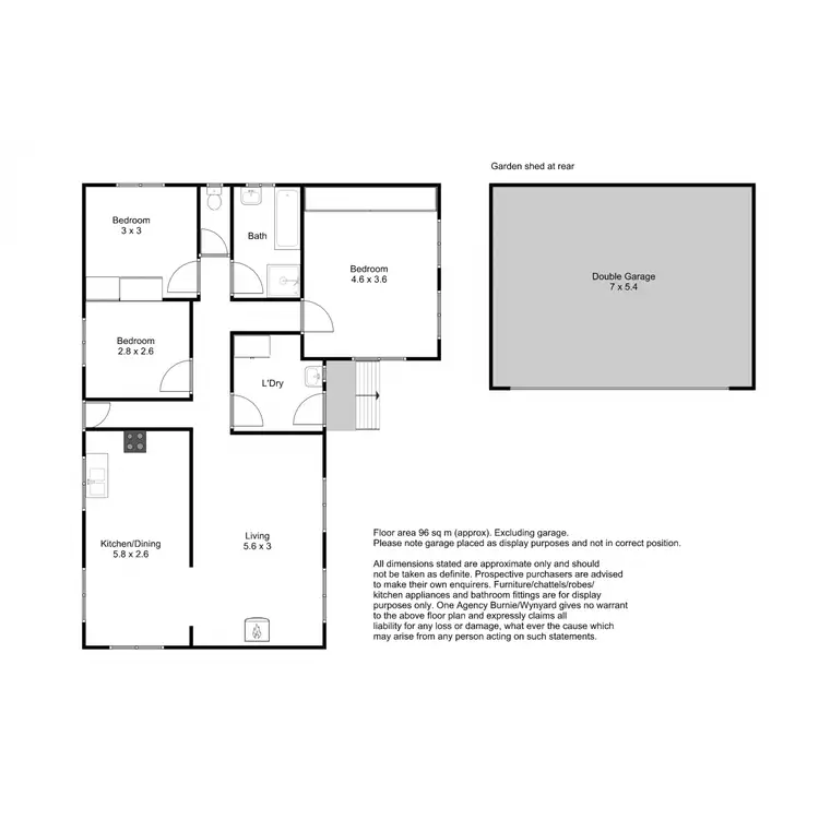 Floorplan of Homely house listing, 44 Clara Street, West Ulverstone TAS 7315