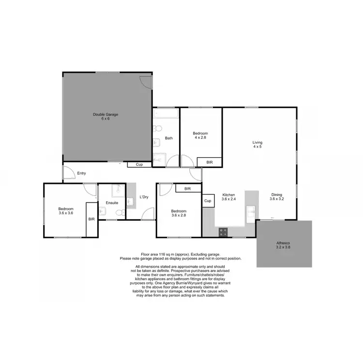 Floorplan of Homely unit listing, 3/29 Freestone Crescent, Wynyard TAS 7325